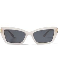 Jimmy Choo - Isla Sonnenbrille Mit Cat-Eye-Gestell - Lyst