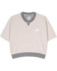 Autry - French-terry Short-sleeve Sweatshirt - Lyst