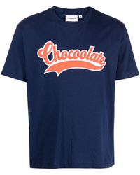 Chocoolate - T-shirt en coton à patch logo - Lyst
