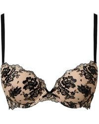 Twinset - Push-Up Bh Met Geborduurde Tule - Lyst