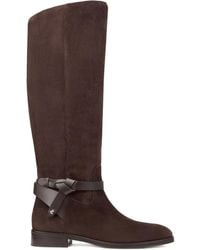 Jimmy Choo - Lawton Knotted Leather Strap Boots - Lyst