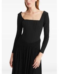 Tory Burch - Long-Sleeve Midi Dress - Lyst