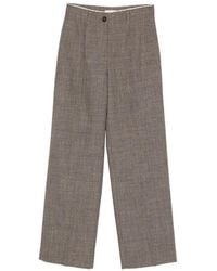 Tela - Marl-Effect Raw-Edge Trousers - Lyst