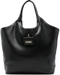 Love Moschino - Heuptas Met Logoplakkaat - Lyst