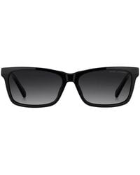 Marc Jacobs - Logo-Plaque Rectangle-Frame Sunglasses - Lyst