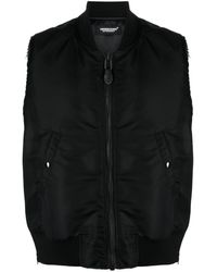 Undercover - Zip-up Padded Vest - Lyst