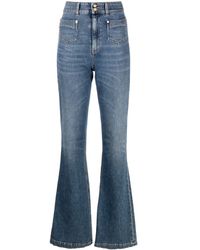 Just Cavalli - Ausgestellte Jeans mit Logo-Patch - Lyst