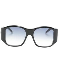 Lesca - Diego Square-Frame Sunglasses - Lyst