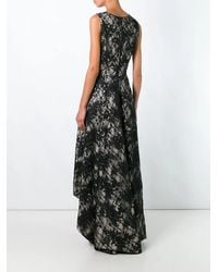 Alice + Olivia - V Neck High Low Dress - Lyst