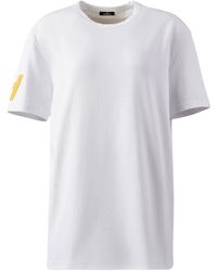 Hogan - T-shirt con applicazione logo - Lyst