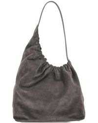Aesther Ekme - Demi Lune Cloud Gathered Suede Tote Bag - Lyst