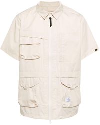 Alpha Industries - Cargo-pocket Zip-front Shirt Jacket - Lyst