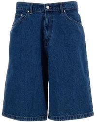 Arte' - Round-Pocket Denim Shorts - Lyst