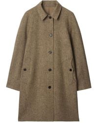 Burberry - Herringbone Reversible Coat - Lyst