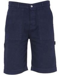 YMC - Patch-Pocket Shorts - Lyst