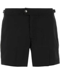 Tom Ford - Buckle-Fastening Swim Shorts - Lyst