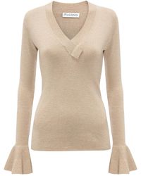 JW Anderson - Flared-Cuff Wool Jumper - Lyst