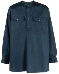 Aspesi - Long-sleeve Cotton Shirt - Lyst