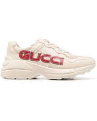 Gucci - Sneakers Mit Logo-Print - Lyst