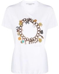 Stella McCartney - T-Shirt Met Print - Lyst