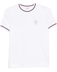 Brunello Cucinelli - Logo Patch T-Shirt - Lyst