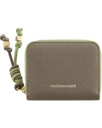 Maison De Sabre - Small Leather Zip-Fastening Wallet - Lyst