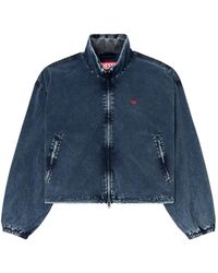 DIESEL - G-Leamer Acid-Wash Jacket - Lyst