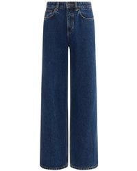 12 STOREEZ - 415 Button-Fastening Wide-Leg Jeans - Lyst