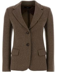 Weekend by Maxmara - Jersey-Sakko mit Stickerei - Lyst