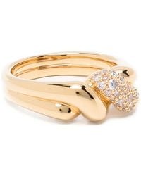 Missoma - Molten Double Statement-Ring - Lyst