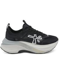 Premiata - Hill Logo-Patch Sneakers - Lyst