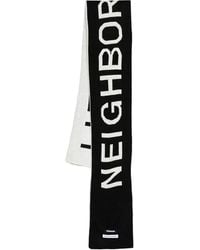 Neighborhood - Intarsia-Knit Logo Scarf - Lyst