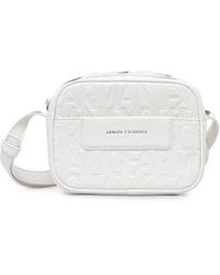 ARMANI EXCHANGE - Logo-Embossed Crossbody Bag - Lyst