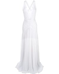 Tadashi Shoji Avondjurk Van Kant - Wit