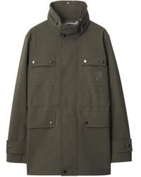 Burberry - B Shield-Embroidered Jacket - Lyst