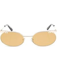 Off-White c/o Virgil Abloh - Oval-Frame Sunglasses - Lyst