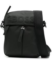 BOSS - Stormy Logo-emed Crossbody Bag - Lyst