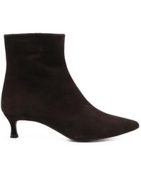 Unisa - Bottines En Daim À Bout Pointu - Lyst