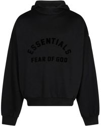 Fear Of God - Logo-Print Drop-Shoulder Hoodie - Lyst