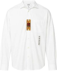 Doublet - Air Yarn Logo-Patch Shirt - Lyst