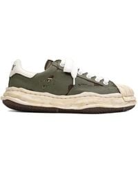 Maison Mihara Yasuhiro - Blakey Torn-Film Low-Top Sneaker - Lyst