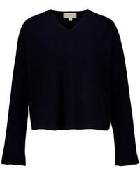 120% Lino - Pull À Col V - Lyst