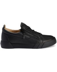 Giuseppe Zanotti - Zip-up Leather Sneakers - Lyst