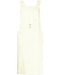 KENZO - Cotton Pinafore Dress - Lyst