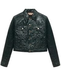 Marni - Crinkled-Finish Jacket - Lyst