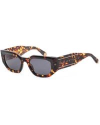 Philipp Plein - Tortoiseshell-Effect Geometric-Frame Sunglasses - Lyst