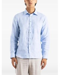Sease - Slub-Texture Chest-Pocket Shirt - Lyst