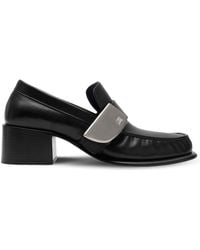 Burberry - London Shield Leather Loafers - Lyst