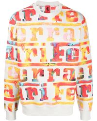 Ferrari - Graffiti Logo-Pattern Sweatshirt - Lyst