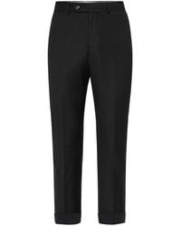 Brunello Cucinelli - Tapered-leg Wool Trousers - Lyst